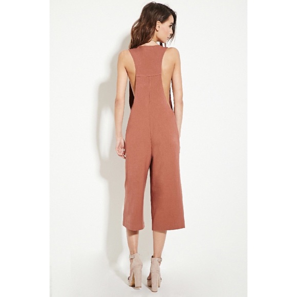 Contemporary Textured Culottes Jumpsuit - Picture 2 of 4